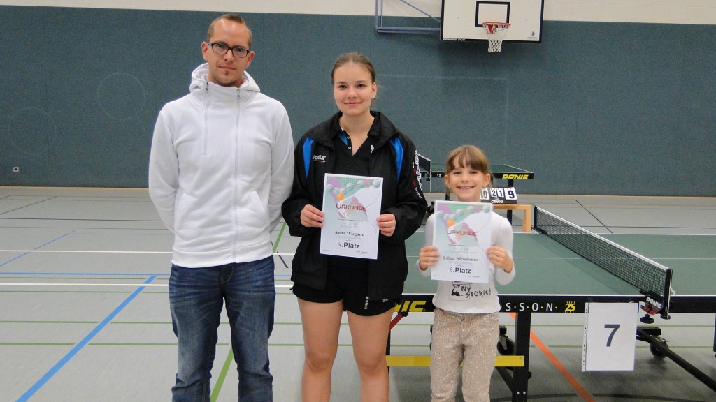 Betreuer Lars Hirschfeld, Anna Wiegand und Lilian Nicodemus