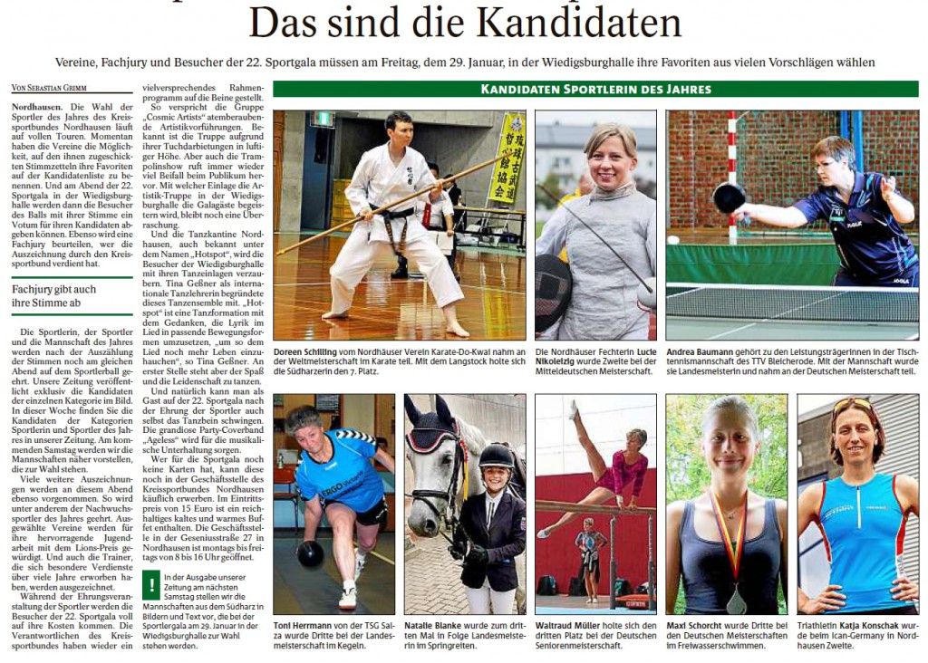 Artikel der TA vom 16.01.2016